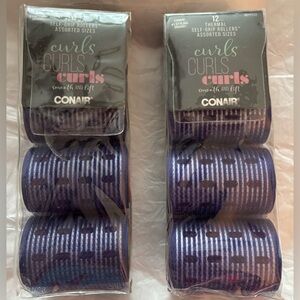 NEW Set of 2 Conair Thermal Self-Grip Rollers
